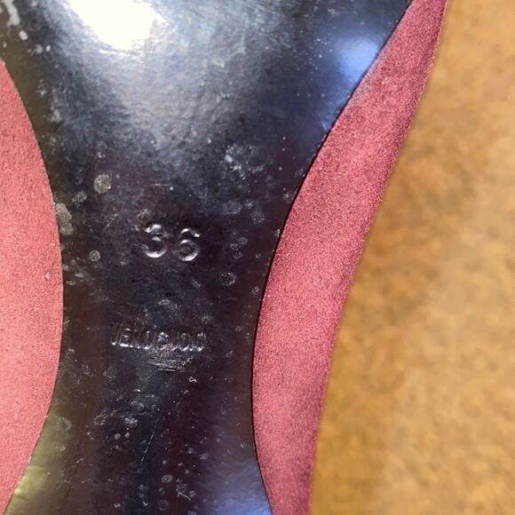 Alexander wang burgundy heels with Velcro strap - Picture 5 of 5